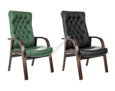 Конференц-кресло Бюрократ T-9928WALNUT-CF