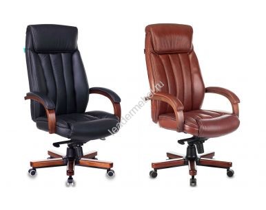 Кресло руководителя Бюрократ T-9922WALNUT