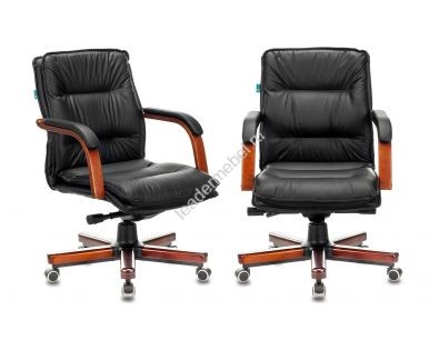 Кресло руководителя Бюрократ T-9927WALNUT-LOW
