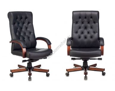 Кресло руководителя Бюрократ T-9928WALNUT