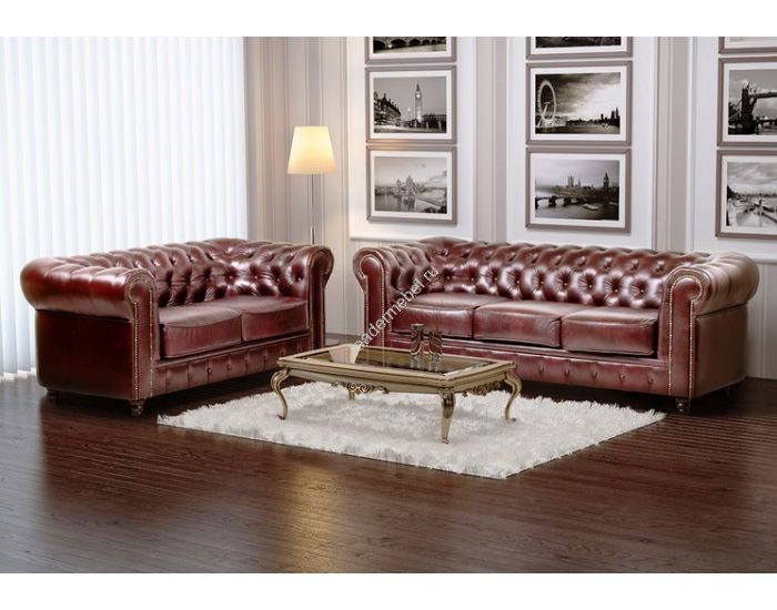 Офисный диван CHESTER-LUX, купить офисный диван в кабинет руководителя, диван в приемную и зону для переговоров недорого купить
